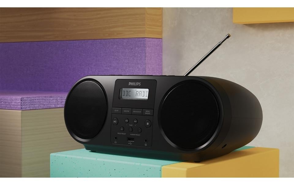 Philips CD-Radiorecorder »TAZ6000/10« ( ) App, CD-Player, Display, Fernbedienung,
