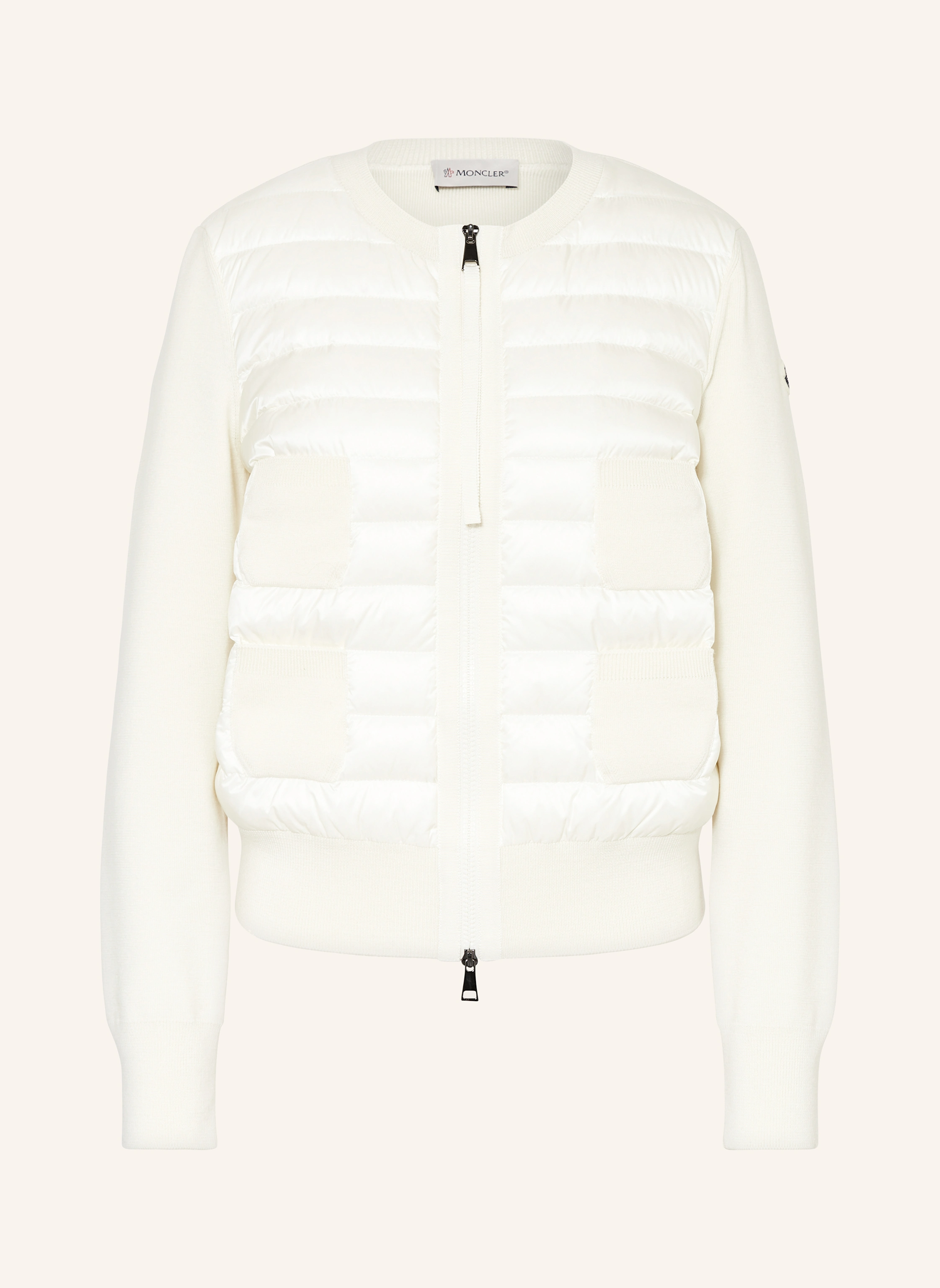 MONCLER Daunenjacke im Materialmix