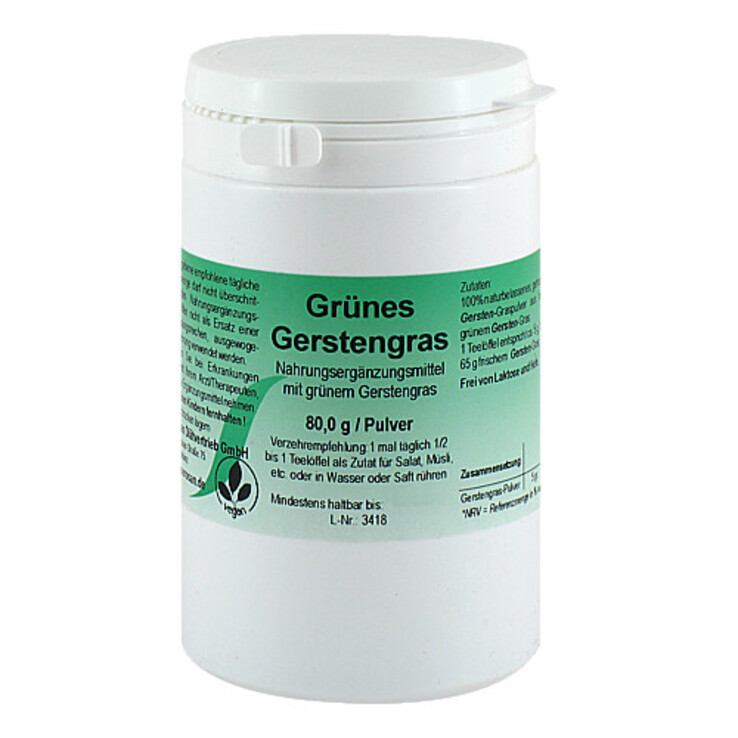 Gerstengras Pulver, 80 g