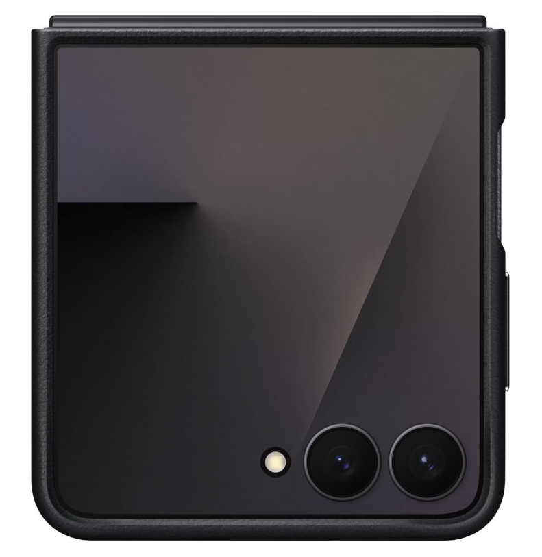 Galaxy Z Flip7 Kindsuit Leder Backcover Hardcase Hülle (EF-VF766PBEGWW) - Schwarz