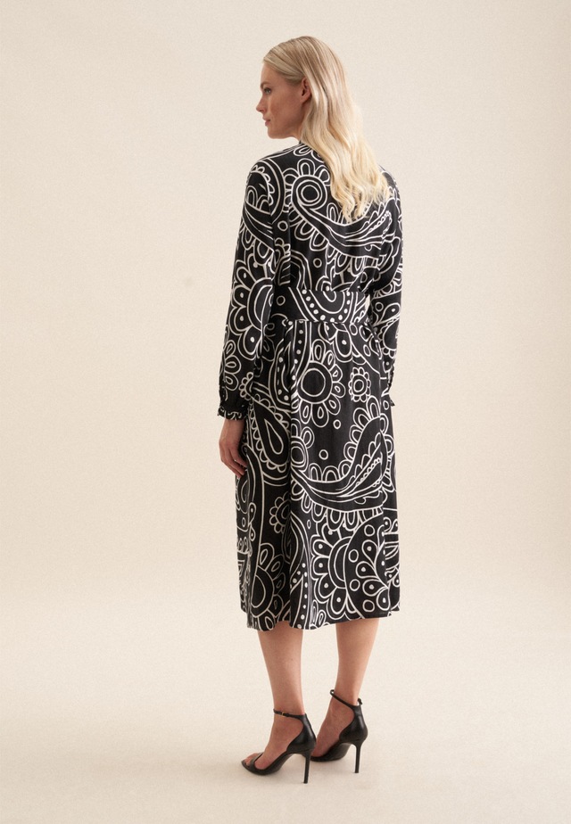 seidensticker Sommerkleid »Schwarze Rose« 1/1 Rundhals Paisley