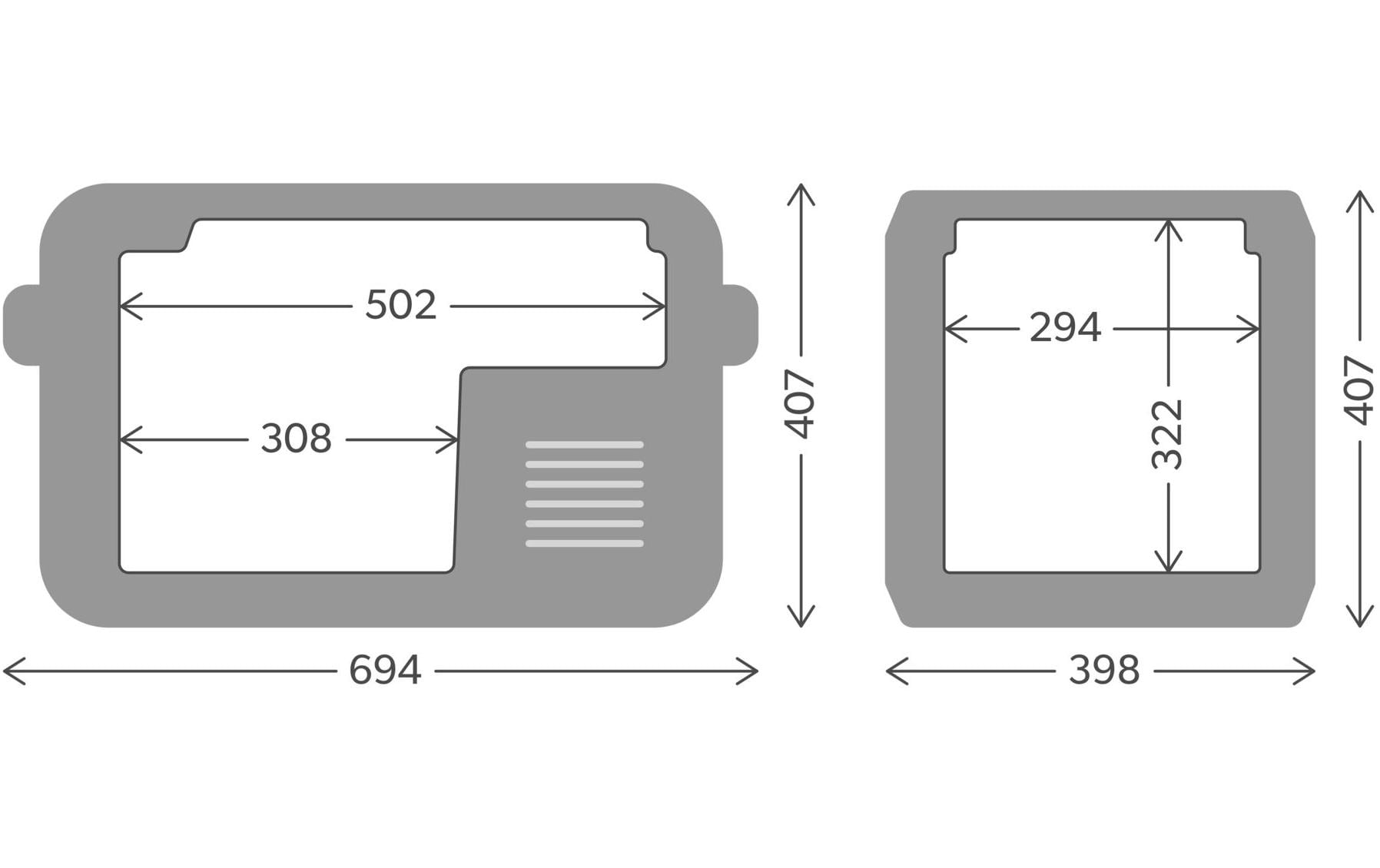 Kompressor-Kühlbox CFX5 35 AC/DC, EU Version<br>Effiziente und smarte Kühlung für unterwegs