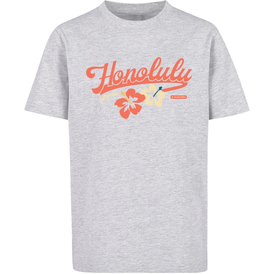 F4NT4STIC T-Shirt Honolulu heather grey