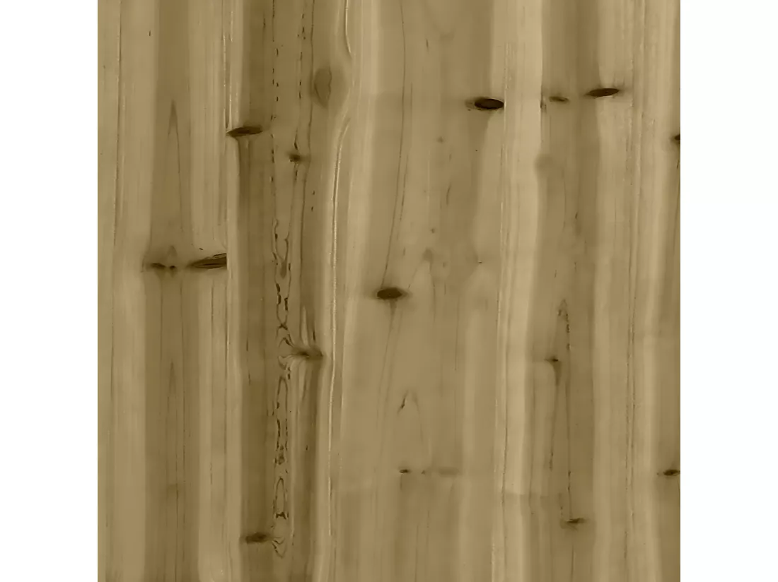 Repose-pied de jardin 62x63,5x53,5 cm bois de pin imprégné