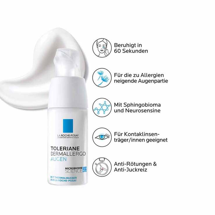 La Roche Posay Toleriane Dermallergo Augen, 20 ml