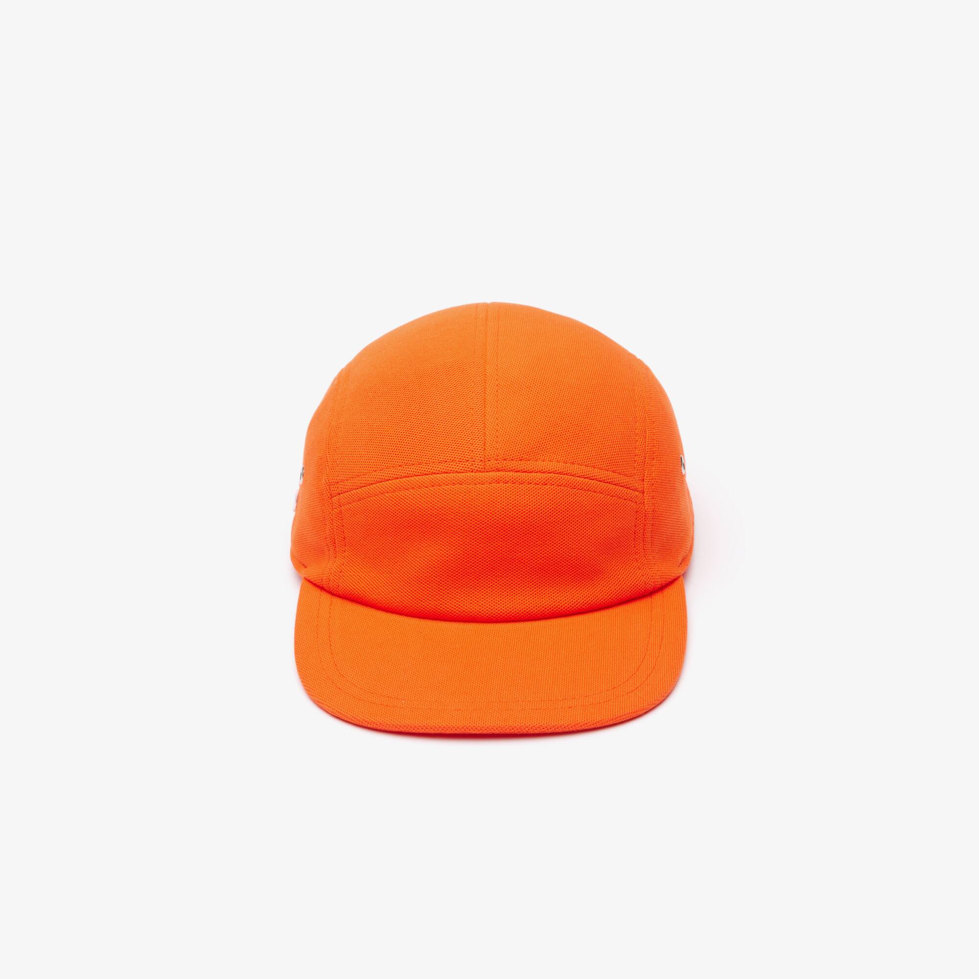 Unisex LACOSTE L!VE GIROLLE Kappe aus Baumwollpiqué Caps & Hüte - Orange - Lacoste - Unisex