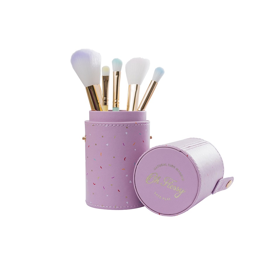Oh Flossy - 5 stk Rainbow make-up børster