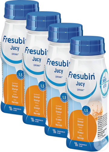 Fresubin Jucy Drink Orange Flacons 4x200ml