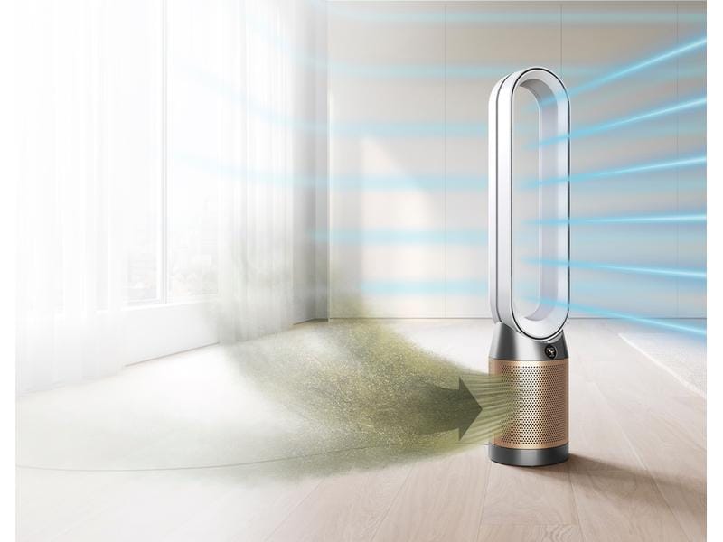 Dyson Luftreiniger/Ventilator Cool Formaldehyde TP09 Gold/W Ventilator im Sommer und Luftreiniger während des ganzen Jahres