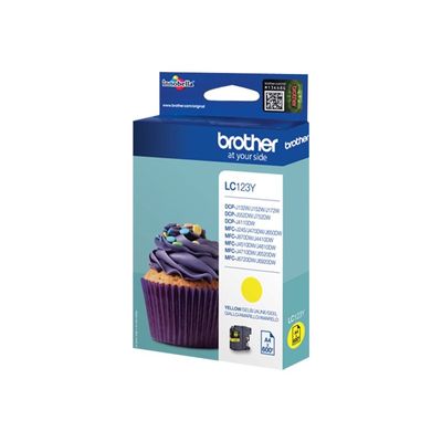 Brother LC123 - jaune - cartouche d'encre originale