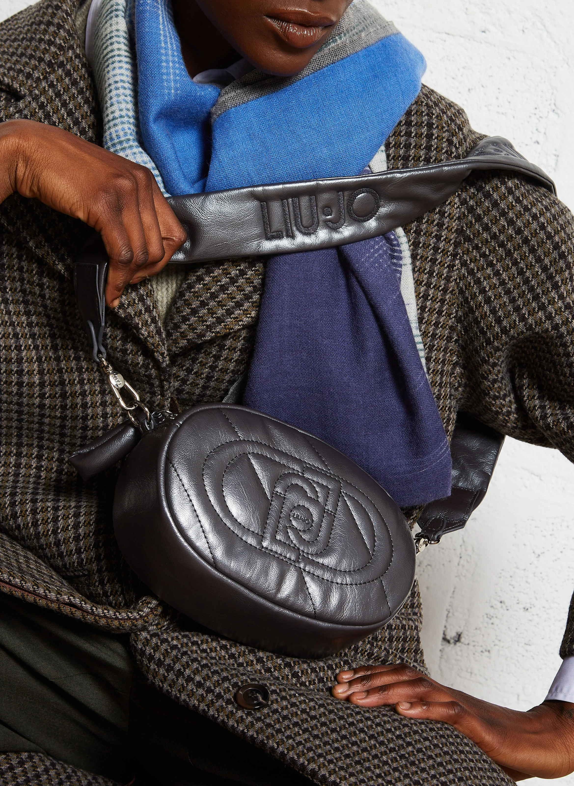 Sac à bandoulière matelassé | Gris