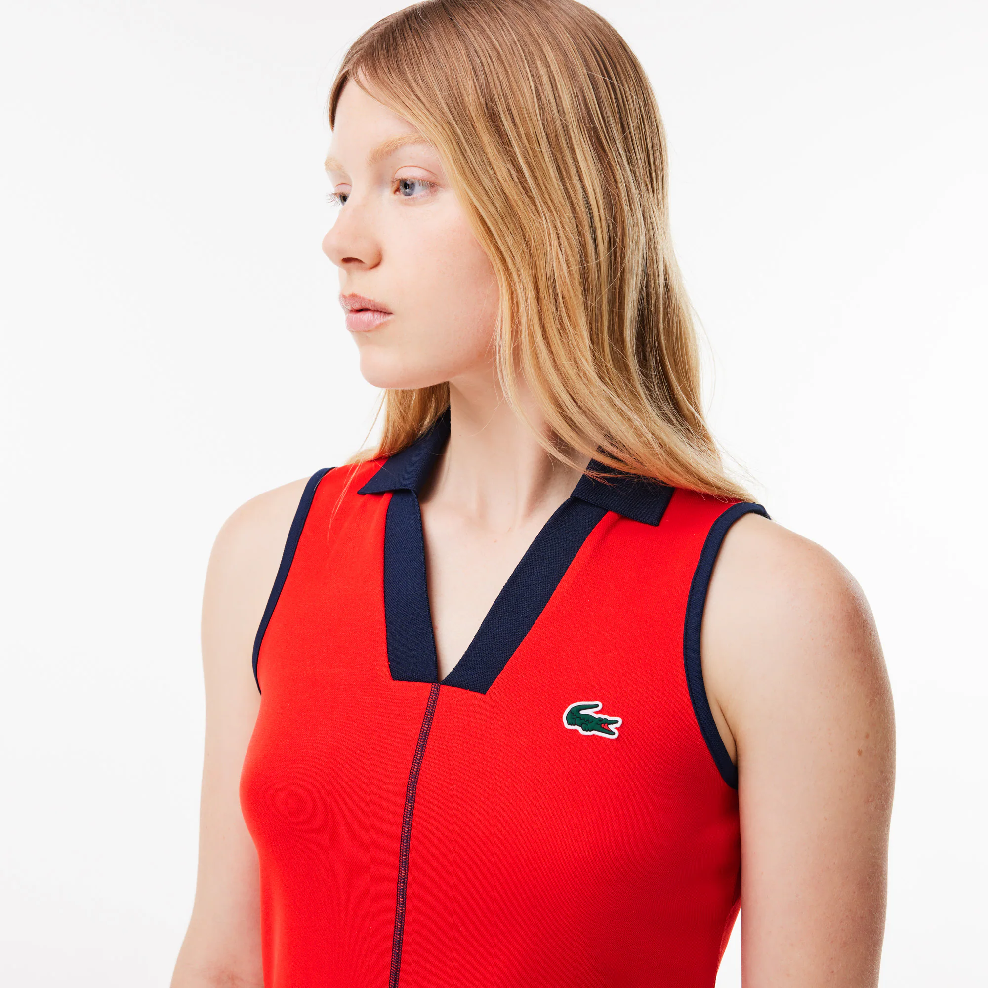 Ultra-Dry Tennis Poloshirt Kurze Ärmel - Rot - Lacoste - Damen