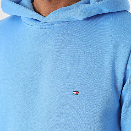 Sweat Capuche Flag Logo 4266 Bleu Clair
