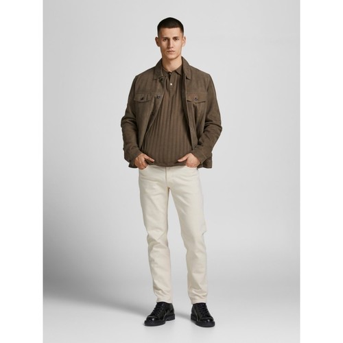 Jack & Jones - 12204316 MIKE-ECRU Blanco