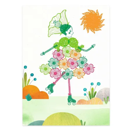 Djeco Stempel: Flower girls