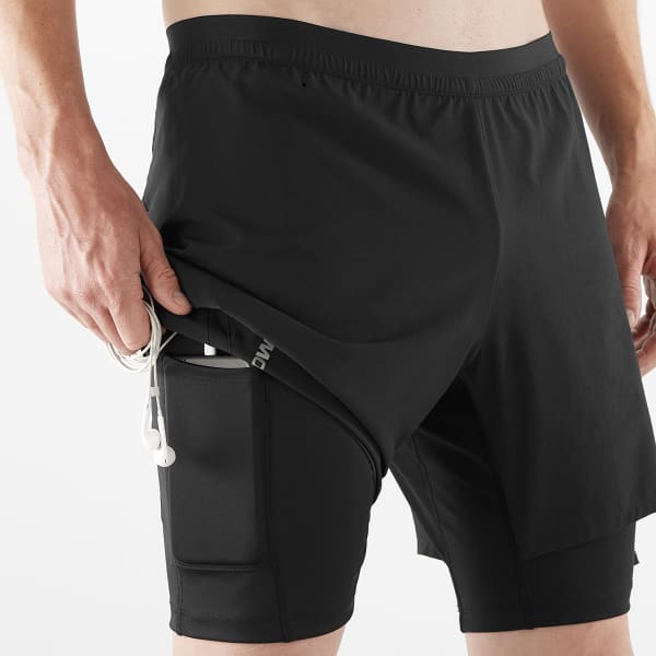 Short trail SALOMON CROSS TW SHORTS M DEEP BLACK