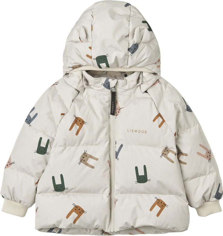 Liewood Polle Down Puffer Jacket Bunny / Sa Bunny / sandy