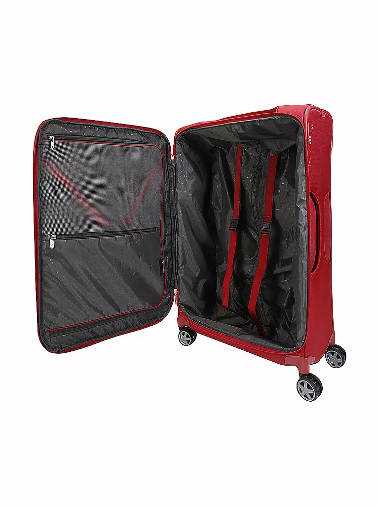 SAMSONITE Trolley  D' LITE SPINNER 71cm erweiterbar Chili Red rot