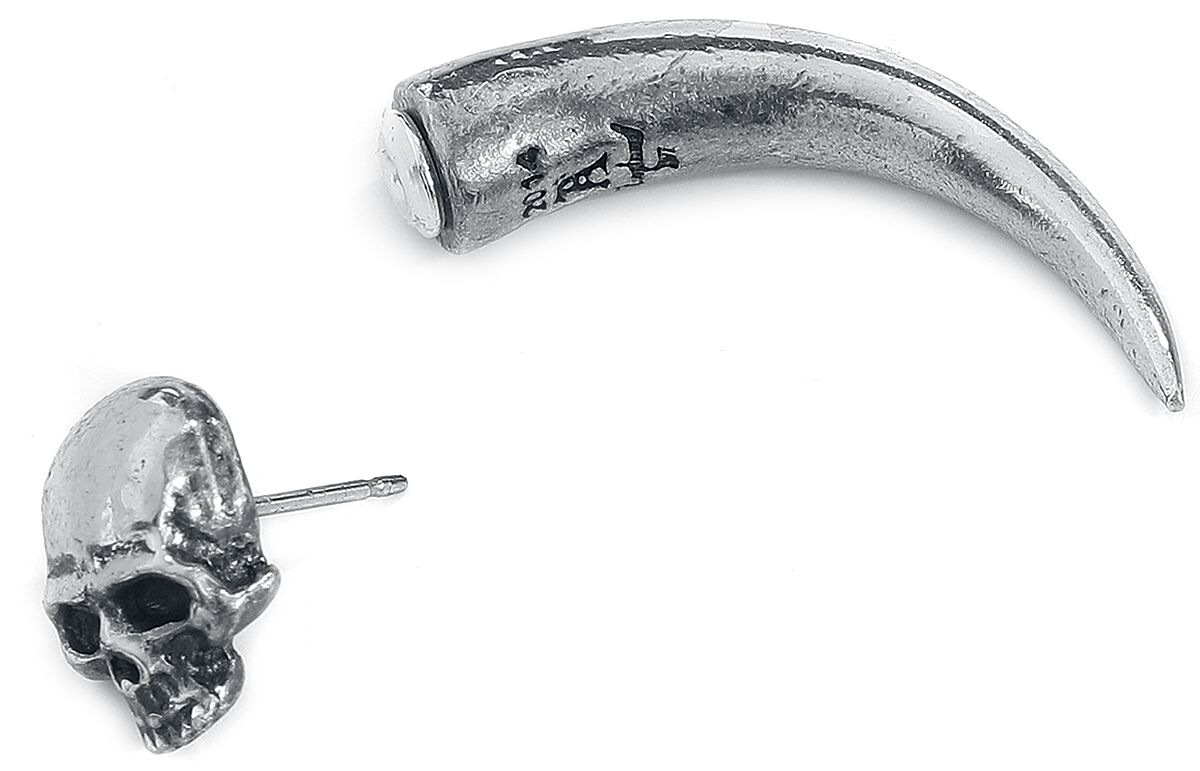 Tomb Skull Horn | Alchemy Gothic Bijou d'oreille