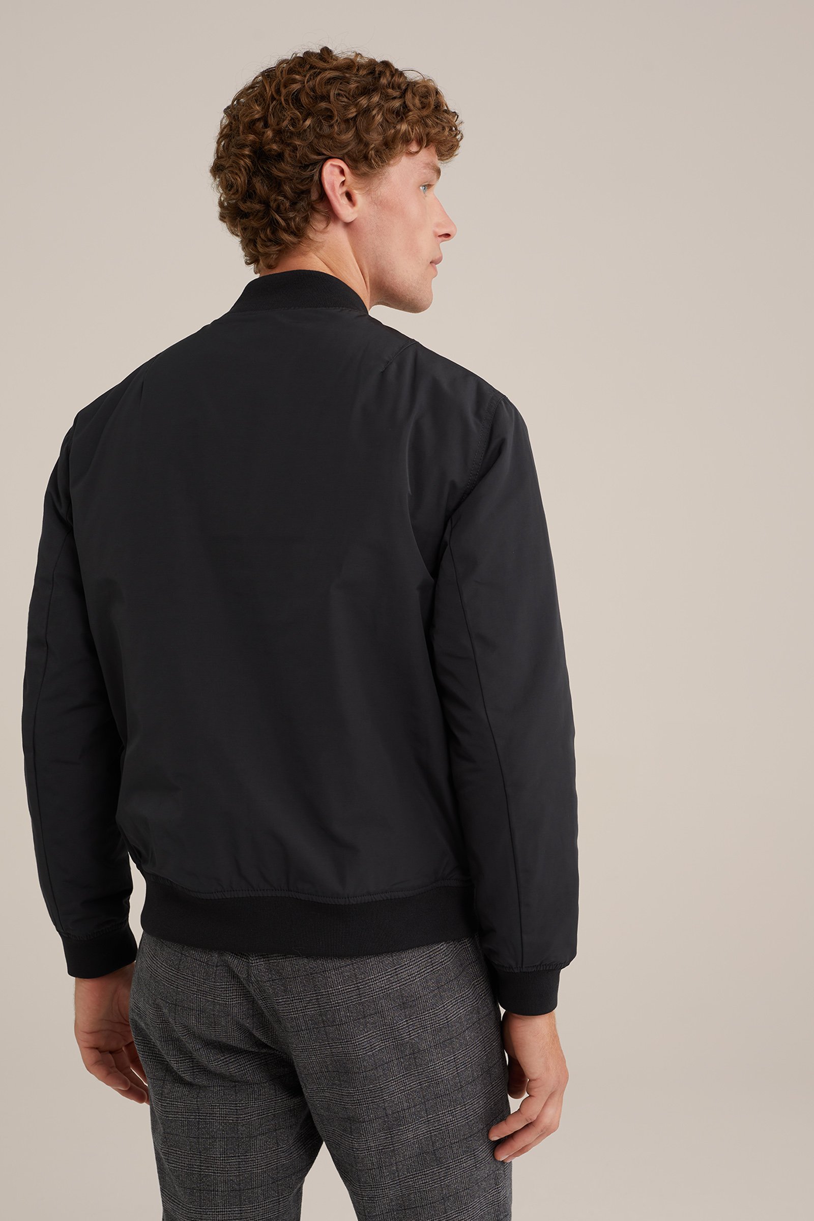 waterafstotend bomberjack WE Fashion Donkerblauw