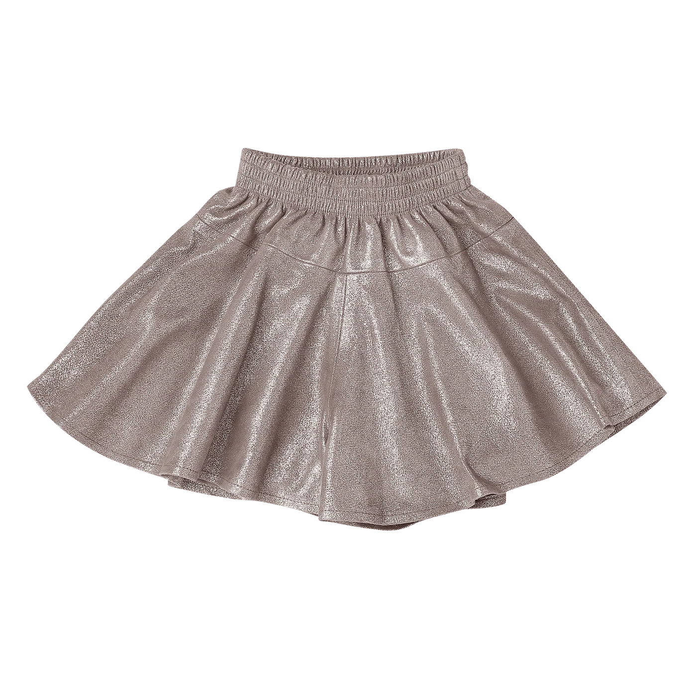 Giese Leather Shorts | Iron Grey Metallic