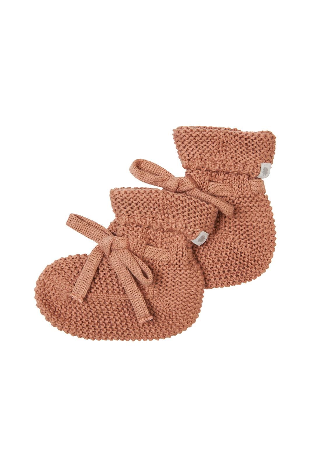 Noppies Newborn Slofjes Nelson - Café au lait