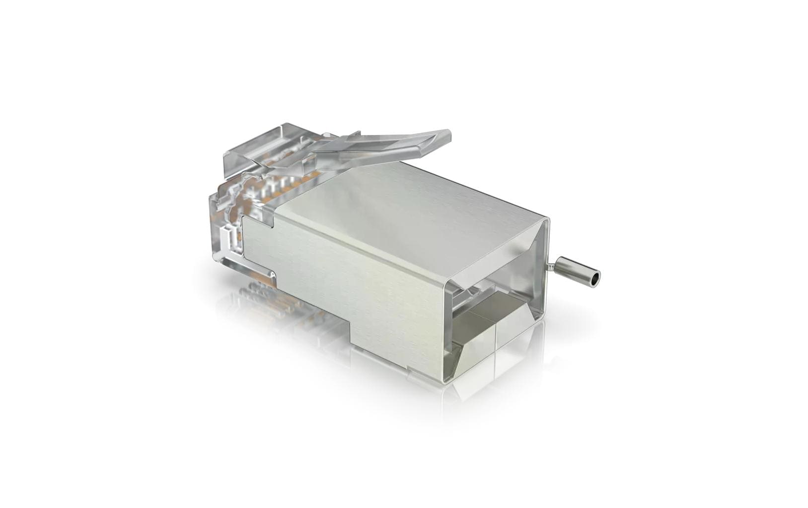 Stecker UISP-CONNECTOR-SHD 100 Stück, SilberÜberspannungsschutzstecker