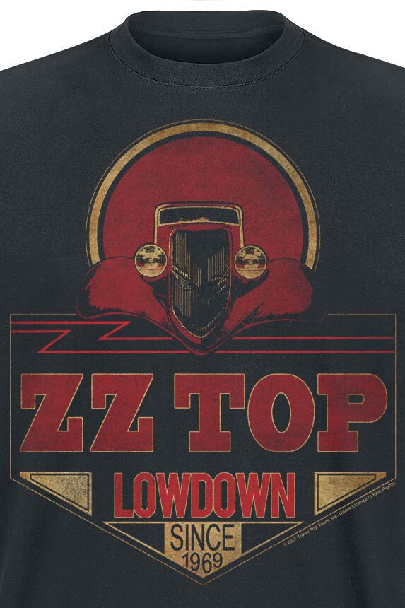 Lowdown Since 1969 | ZZ Top T-Shirt Manches courtes