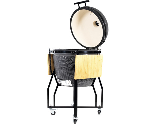Keramische grill Grill Guru Kamado Original XL met standaard en opbergruimte, op wielen