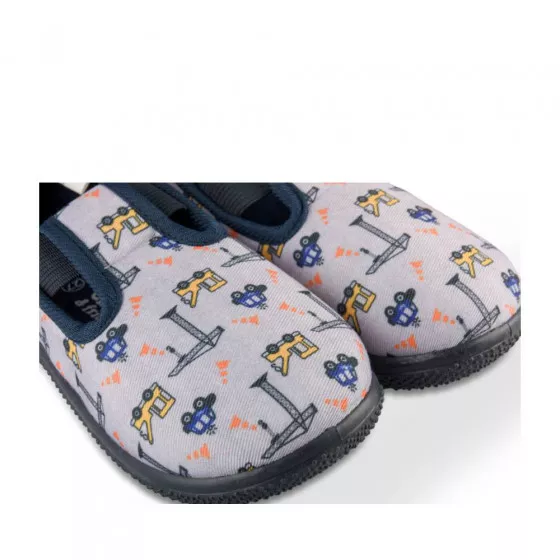 Chaussons GRIS CHARLIE & FRIENDS