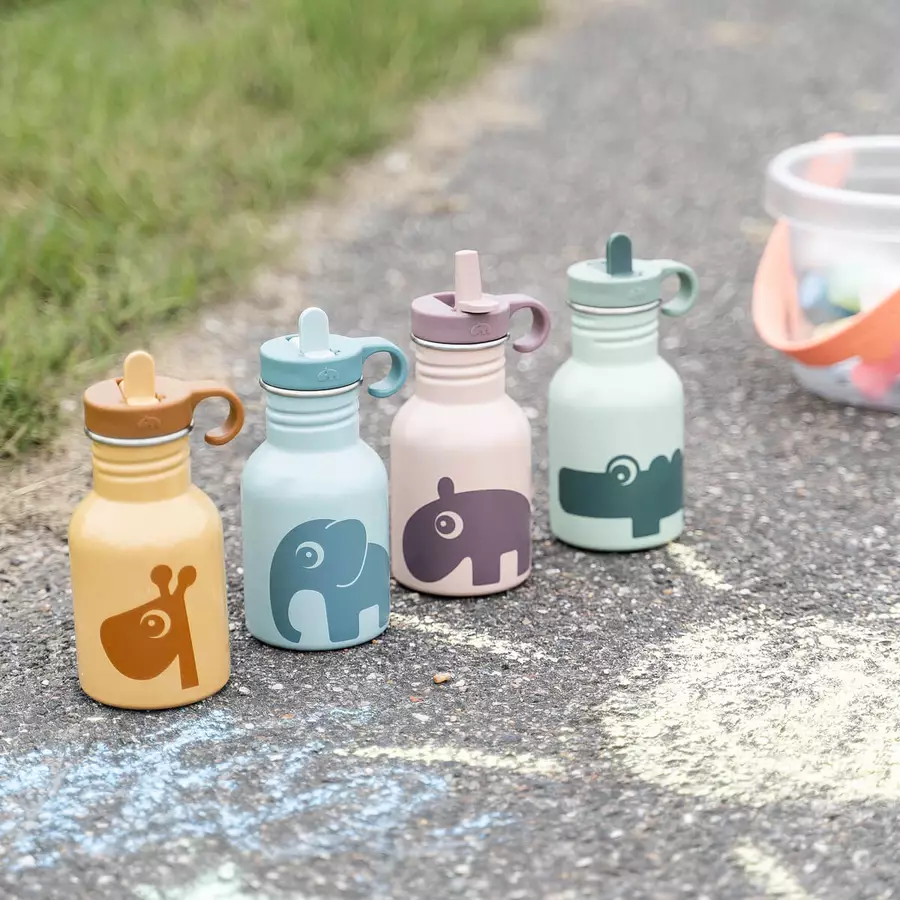 Done by Deer™ Trinkflasche Edelstahl, Ozzo Rosa
