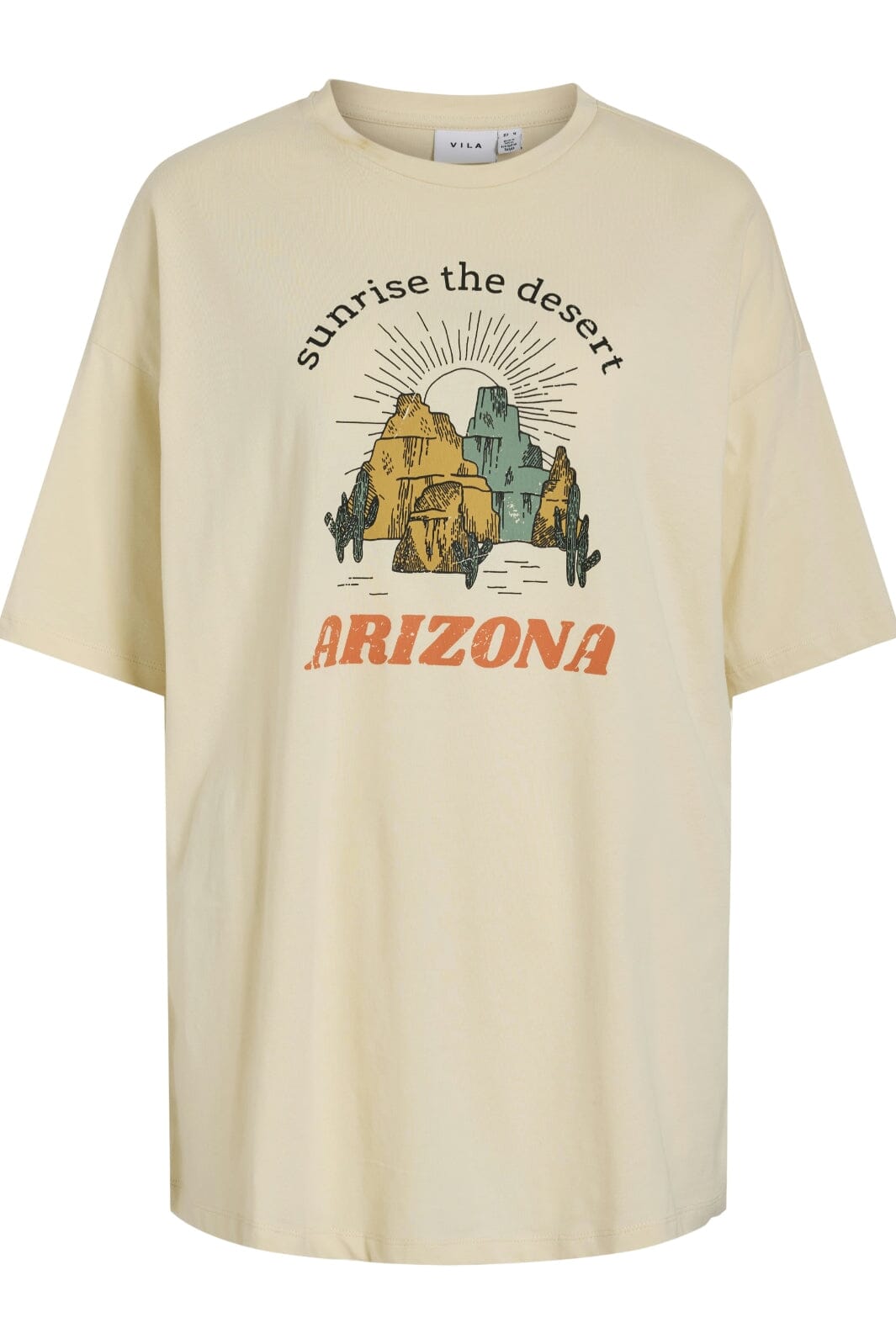 Vila Visuna S/S T-Shirt 4751868 birch arizona