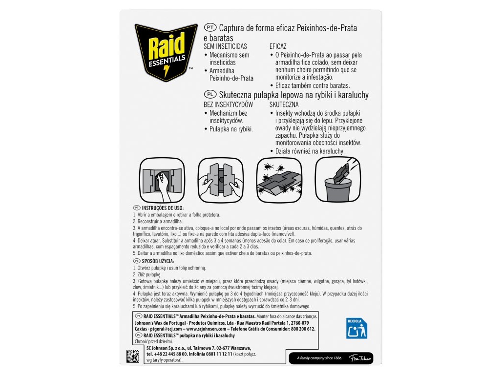 ARMADILHA RAID PEIXINHOS DA PRATA PRATA 5UN