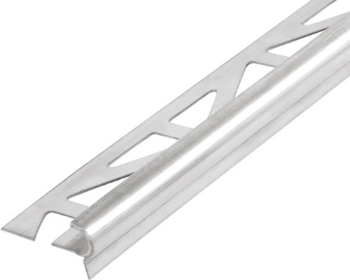 Dural Florentostep trapprofiel van roestvrij staal, 100 cm lang, 11 mm hoog