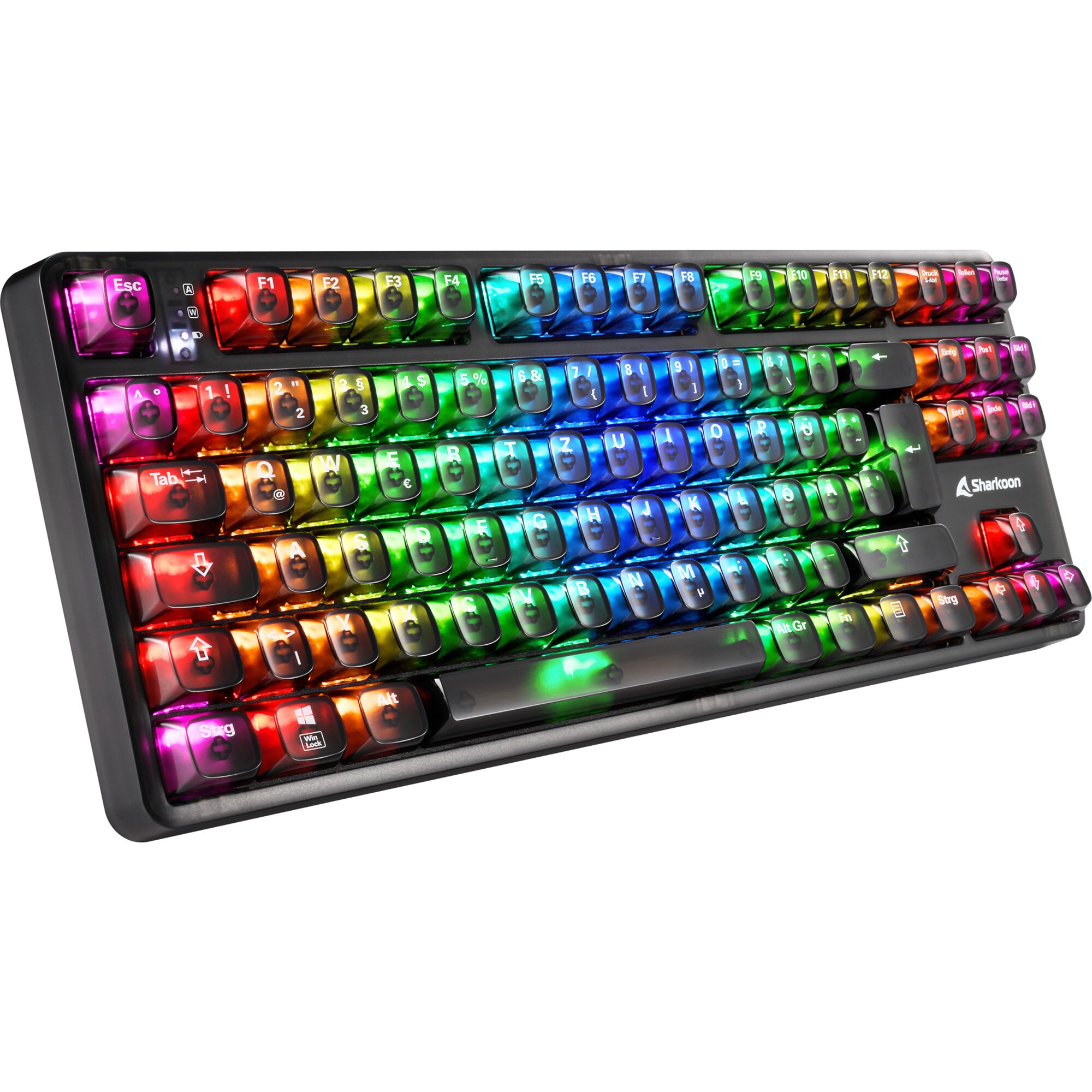 Sharkoon Gaming-Tastatur Crystal Shark