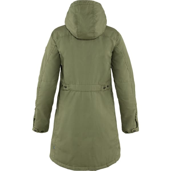 Veste FJALLRAVEN KIRUNA PADDED PARKA W GREEN