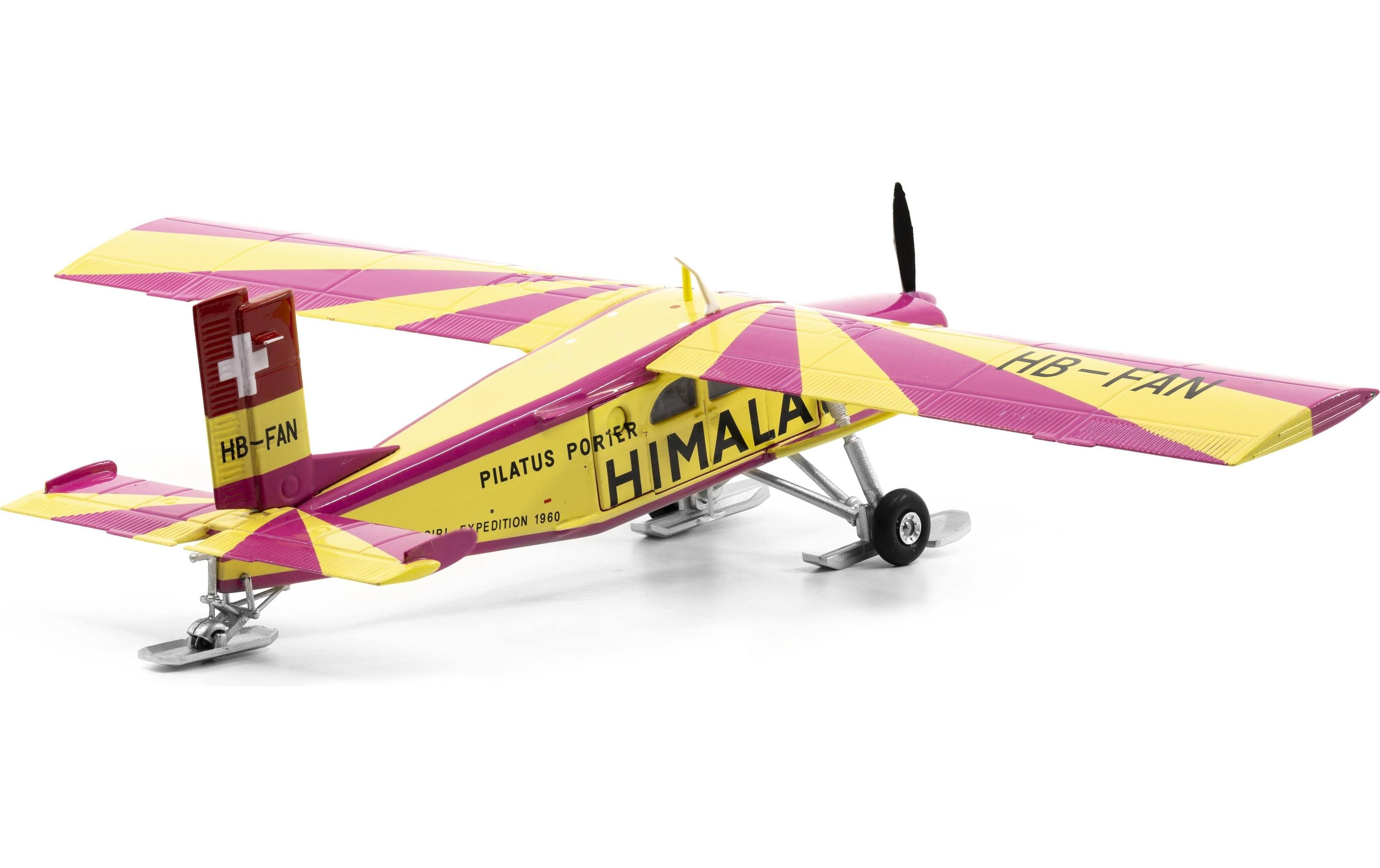 Pilatus PC-6 Porter HB-FAN Yeti 1:72Realistisches Modellflugzeug