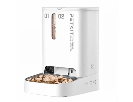 PETKIT - Distributeur de croquettes YUMSHARE DUAL-HOPPER avec caméra (D4SH) - 7659