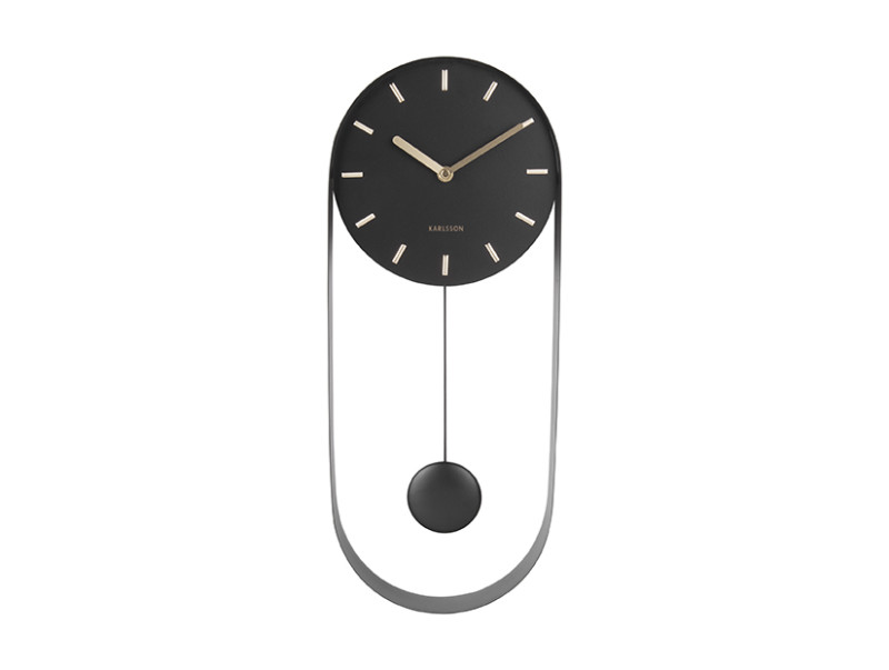 Wall Clock Pendulum Charm KA5822BK Black