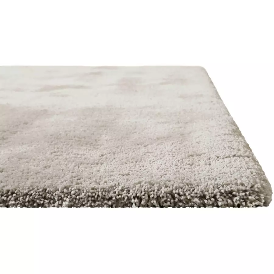 Homie Living Hochflorteppich Pisa hellgrau beige