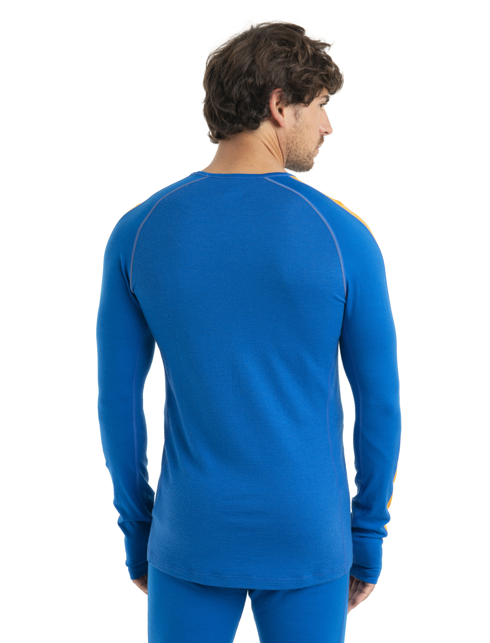 200 ZoneKnit Merino LS Crewe Thermal Top Herre Lazurite/Solar/Cb