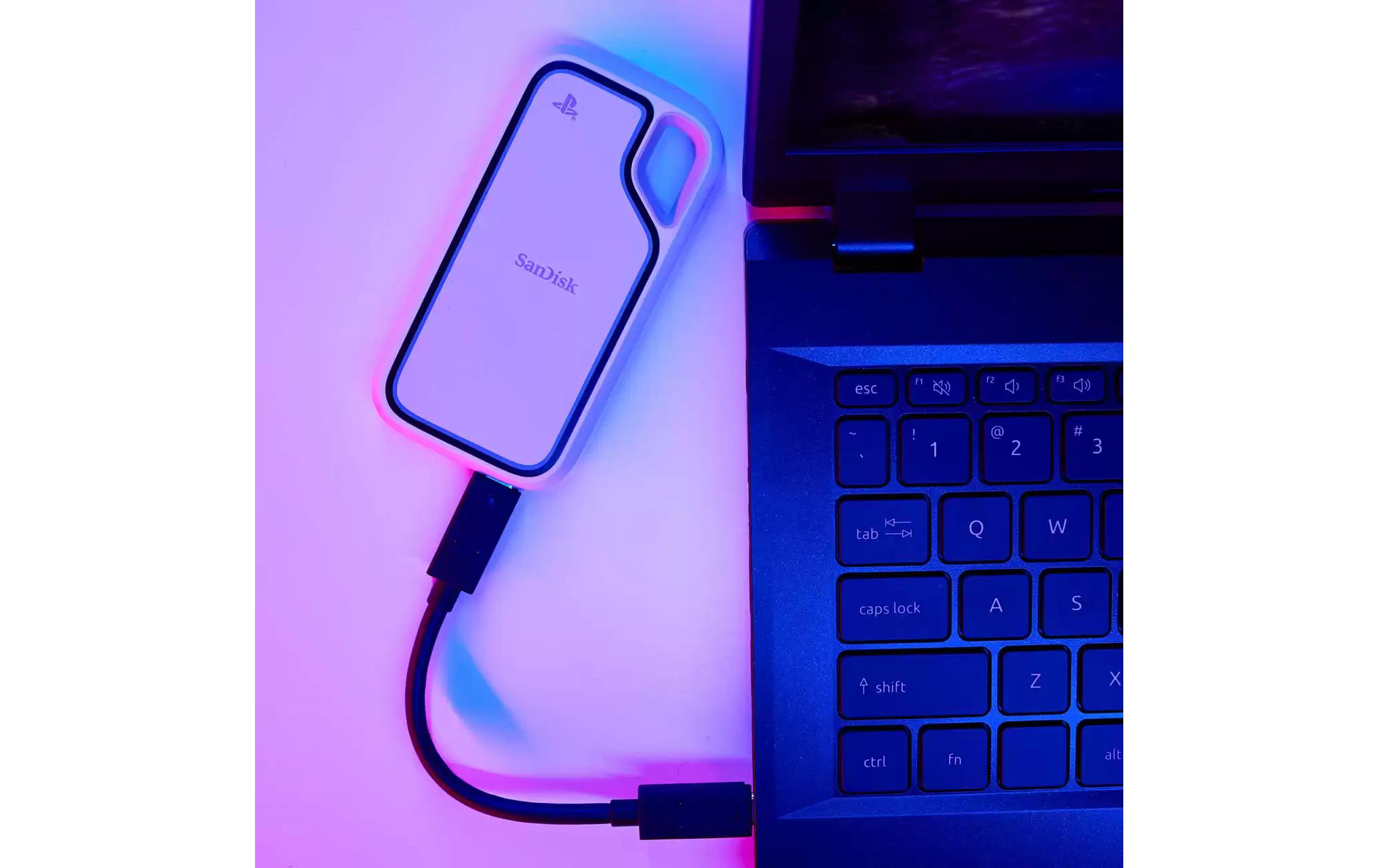 Externe SSD Extreme Portable 2000 GB<br>Extreme Portable für PS5