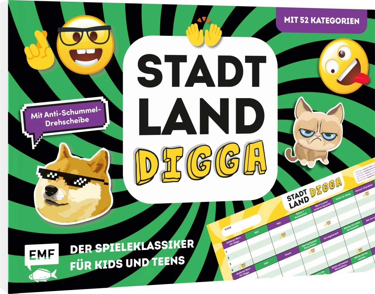 Stadt, Land, Digga - Der Spieleklassiker Kids und Teens
