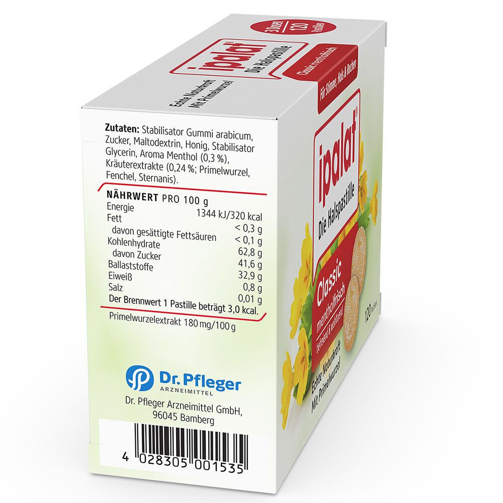 ipalat® Halspastillen classic