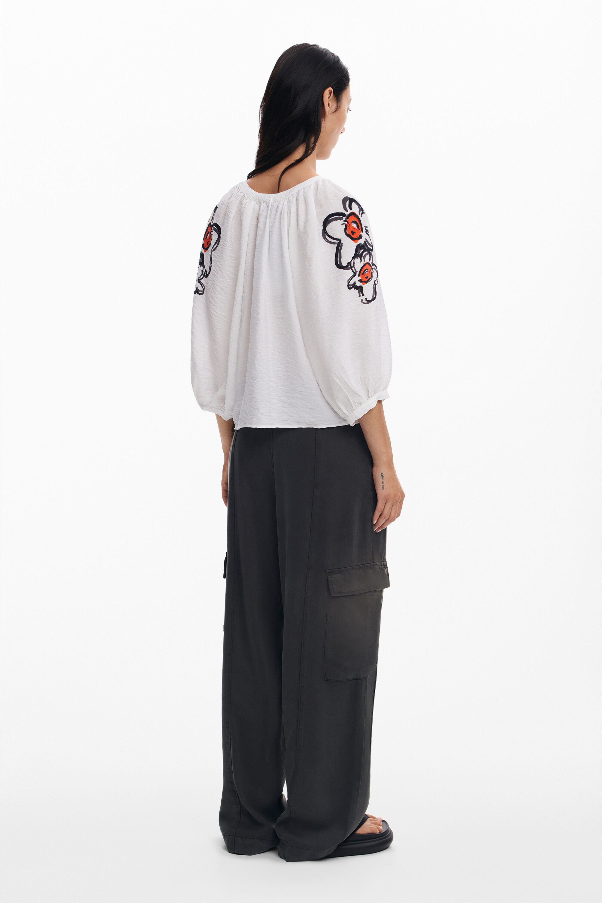 Blusa flores