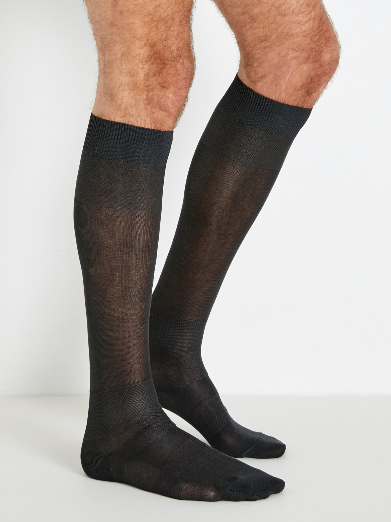Lot de 2 paires de mi-bas massants