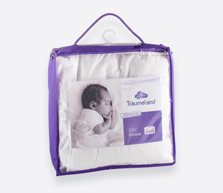 COUETTE MOOS 80x80 - Blanc