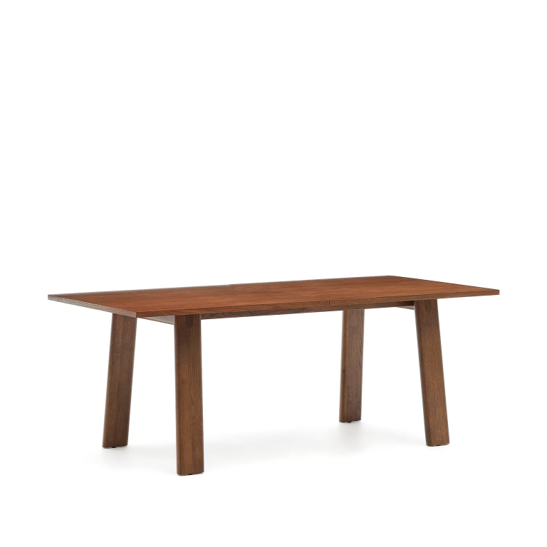 Kave Home Arlen uitschuifbare tafel 200/250x95 walnoot