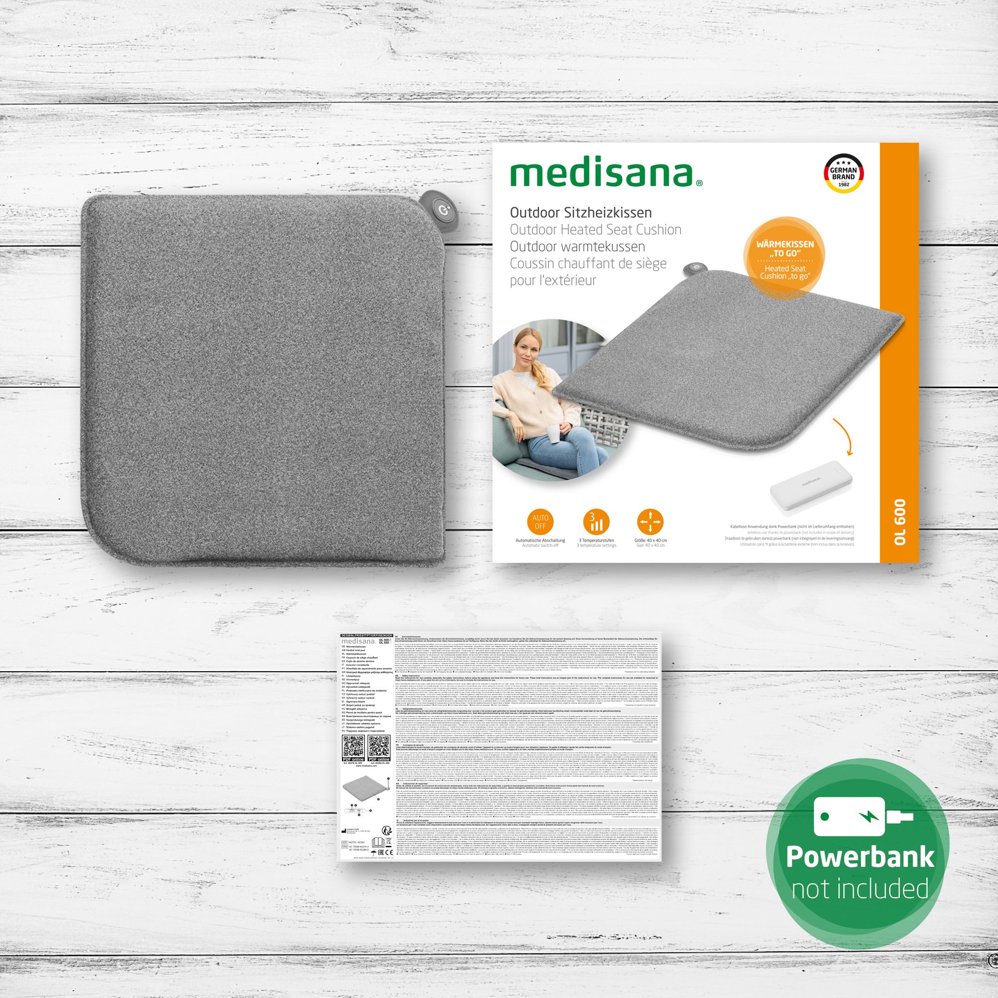 medisana OL 600 Outdoor-Heizkissen