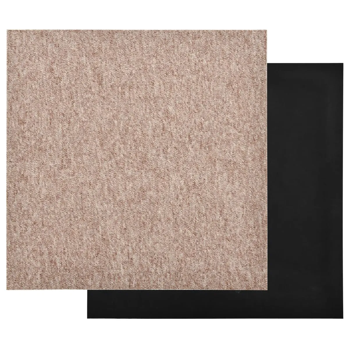 vidaXL Dalles de tapis de sol - Beige